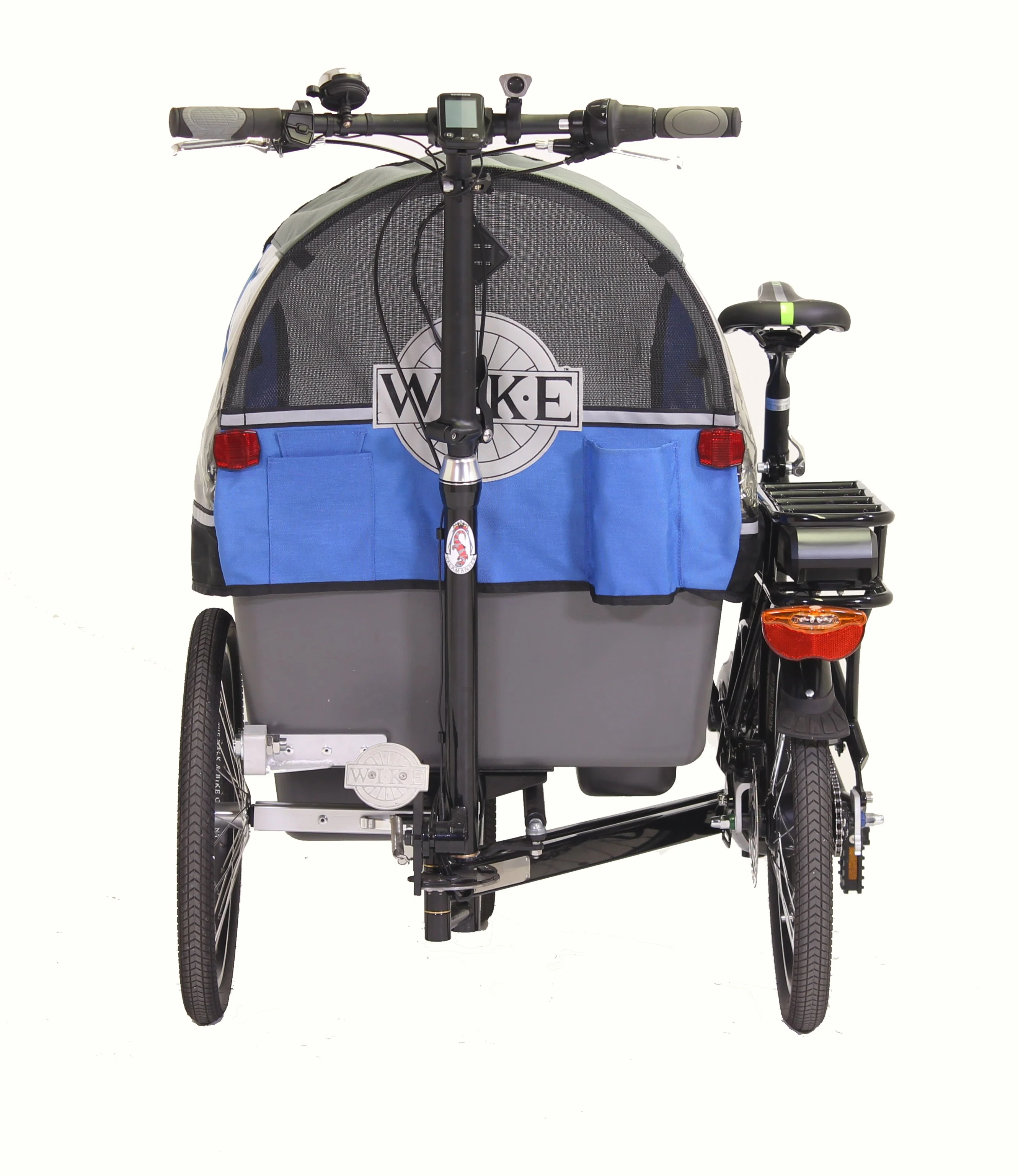 Wicycle® 'WIKE Electric Salamander' E-Cargo Bicycle & Stroller - Image 3