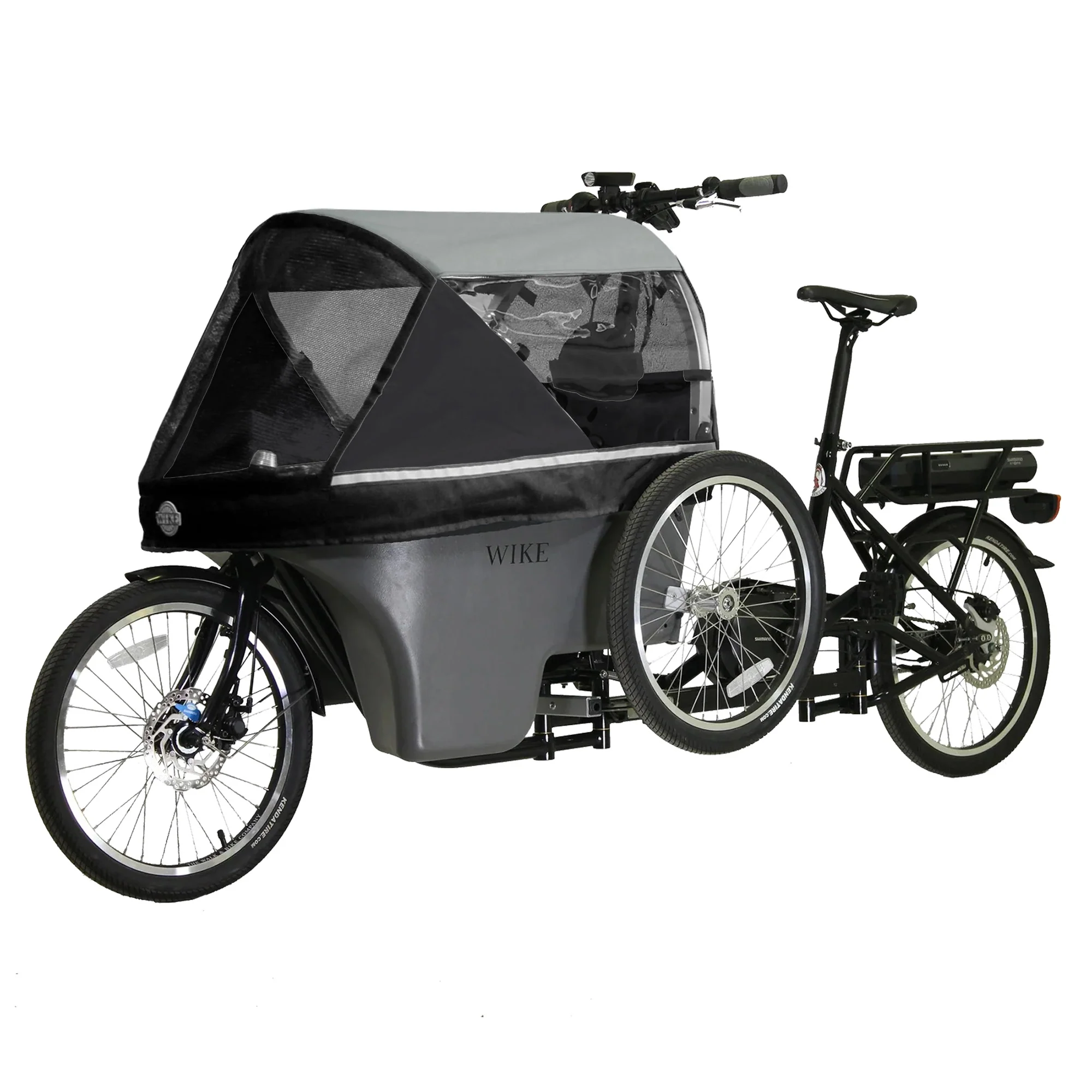 Wicycle® 'WIKE Electric Salamander' E-Cargo Bicycle & Stroller - Image 5