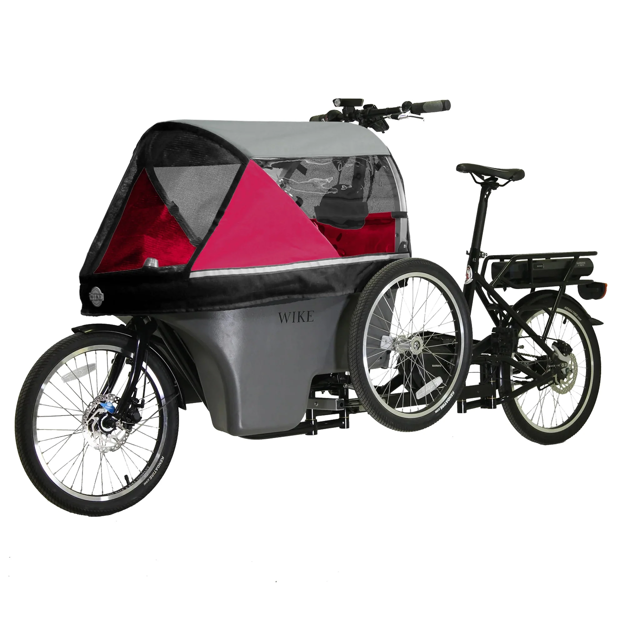 Wicycle® 'WIKE Electric Salamander' E-Cargo Bicycle & Stroller - Image 6